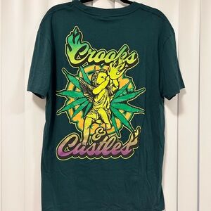 Crooks & Castles Dark Green Graphic Tee